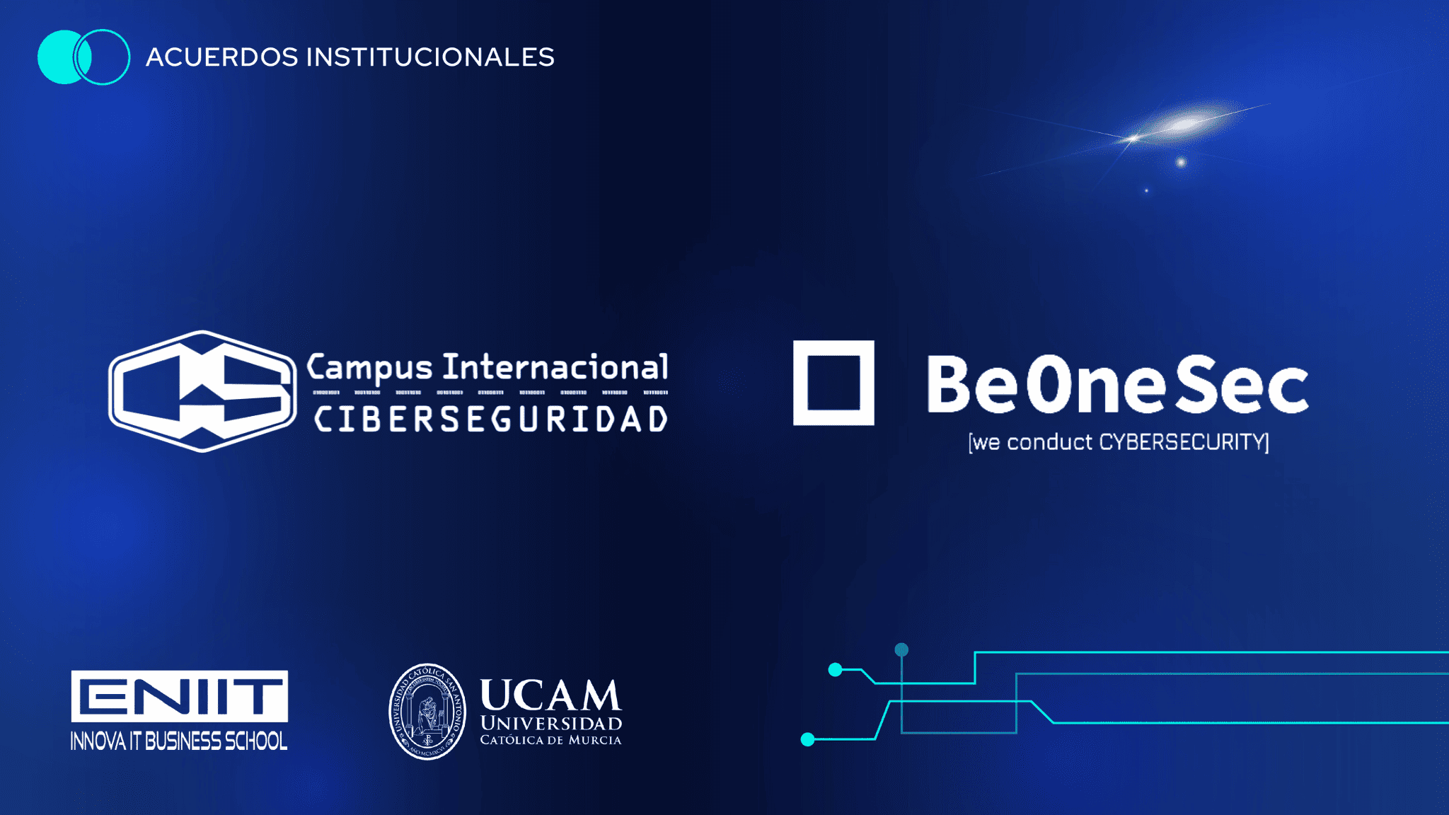Nueva alianza entre BeOneSec y el Campus Internacional de Ciberseguridad